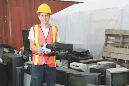 Organizing and sorting items during house clearance